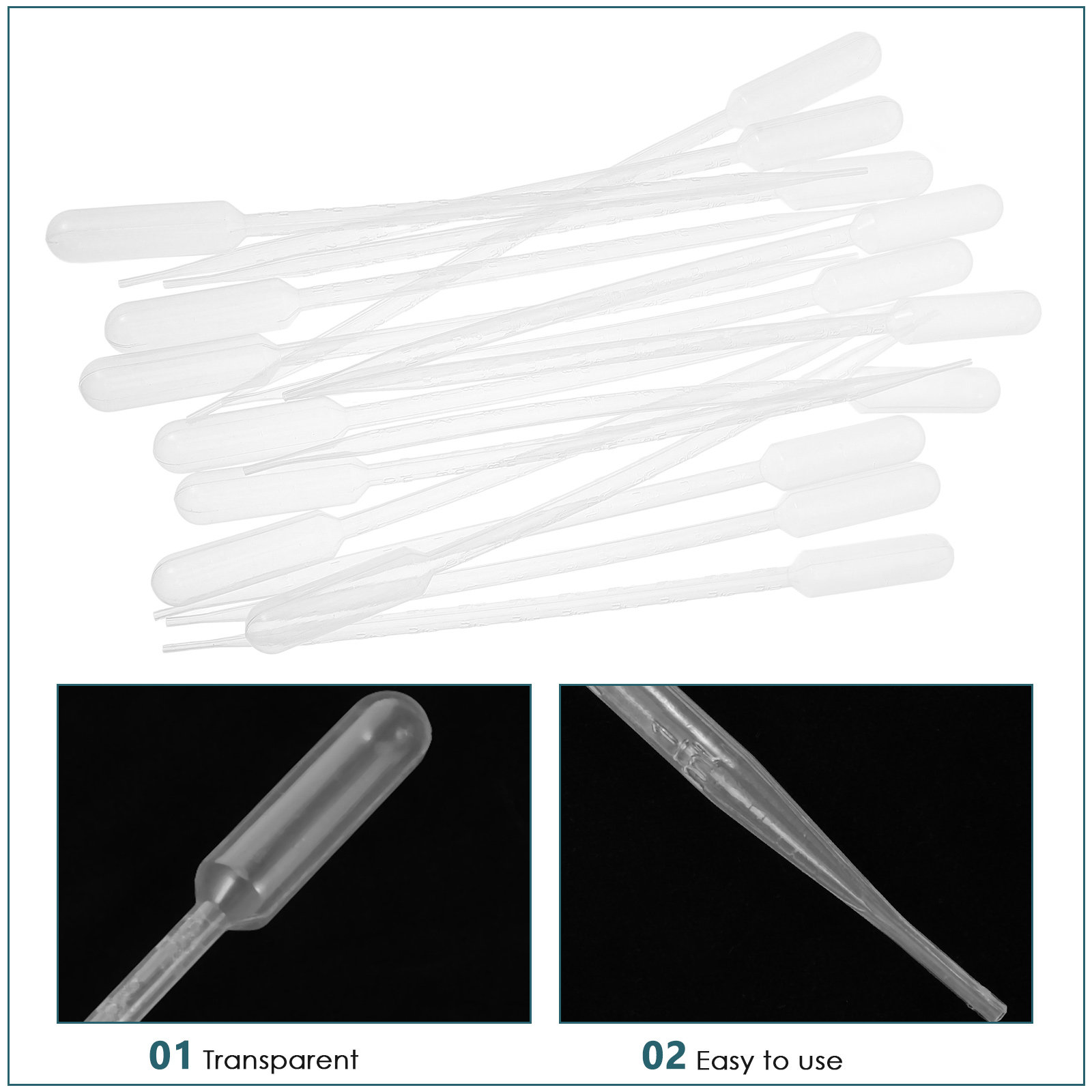 100Pcs Plastic Transfer Pipett - огляд і ціна Essential Oils