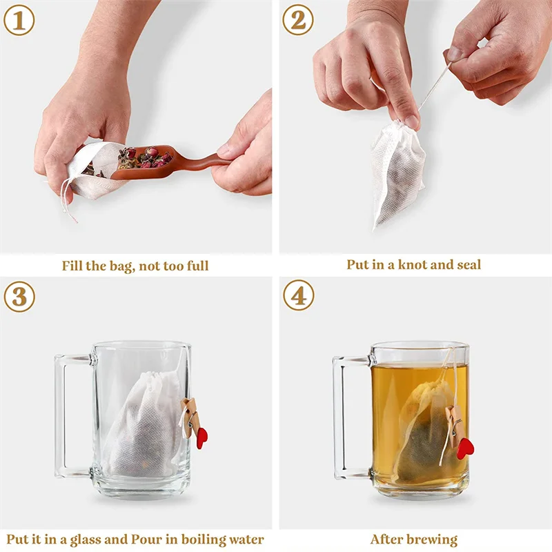 Disposable Tea Bags Filter Bag - огляд і ціна Chamomile Tea
