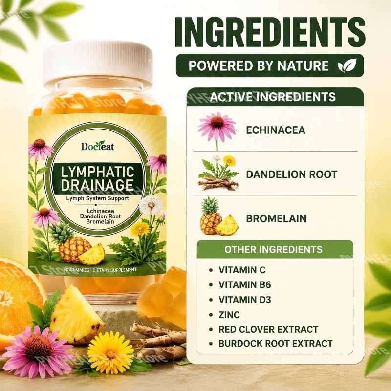 Docteat Lymphatic System Suppo - огляд і ціна Herbal Supplement