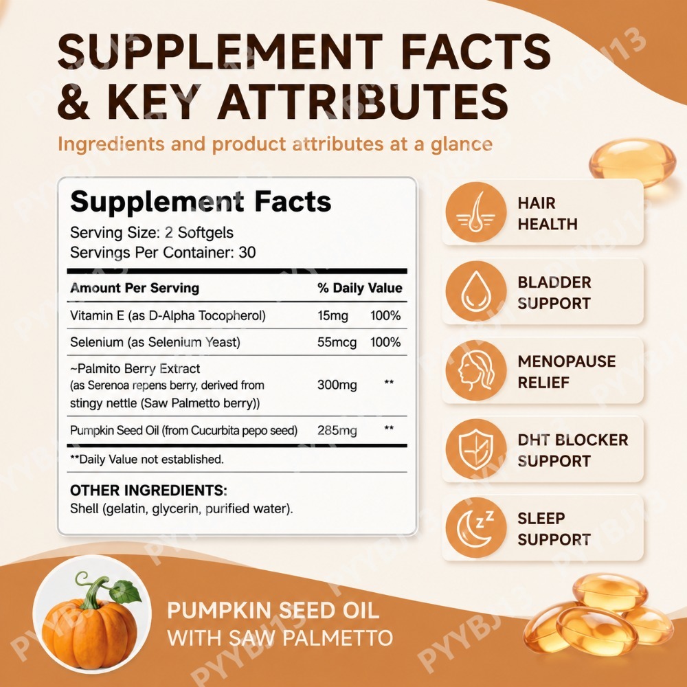 Googeer Pumpkin Seed Oil Softg - огляд і ціна Herbal Supplement