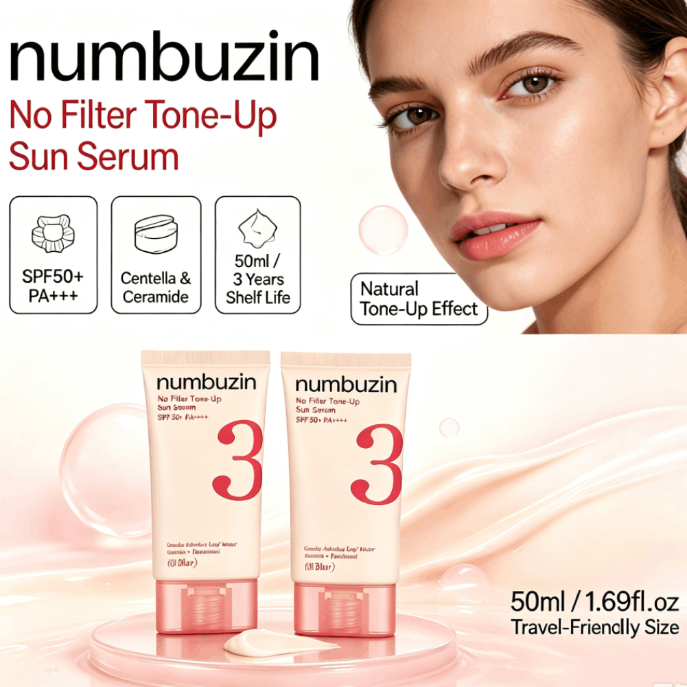 Numbuzin 3 Sun Serum SPF50+ Ce - огляд і ціна Echinacea